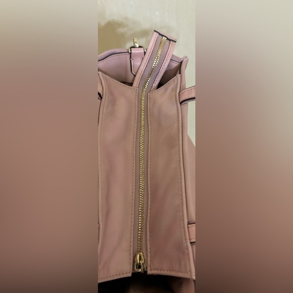 Kate Spade Pink Canvas Tote with Short Handles - Picture 11 of 13